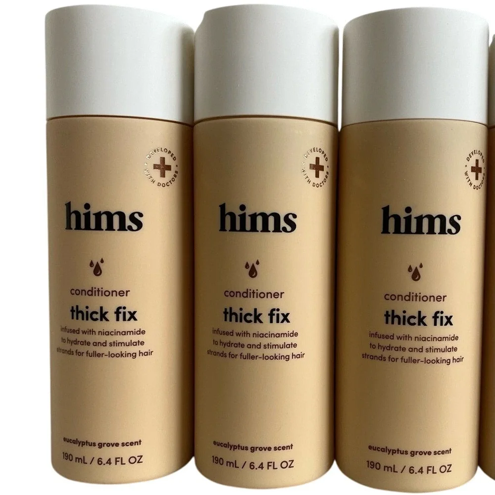 Hims Thick Fix Conditioner Set Of Three Eucalyptus Grove Scent New Sealed